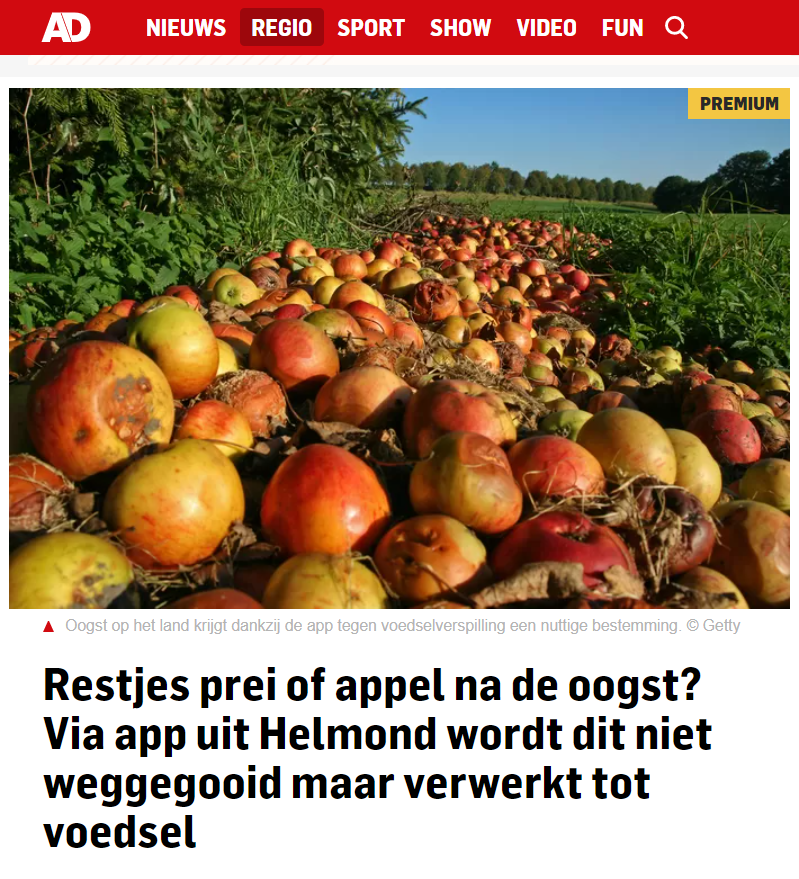Press release Dutch newspaper Algemeen Dagblad